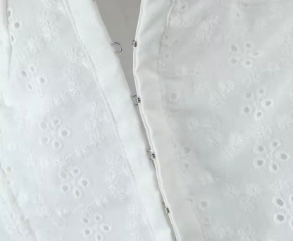 Fiore Eyelet Corset Top
