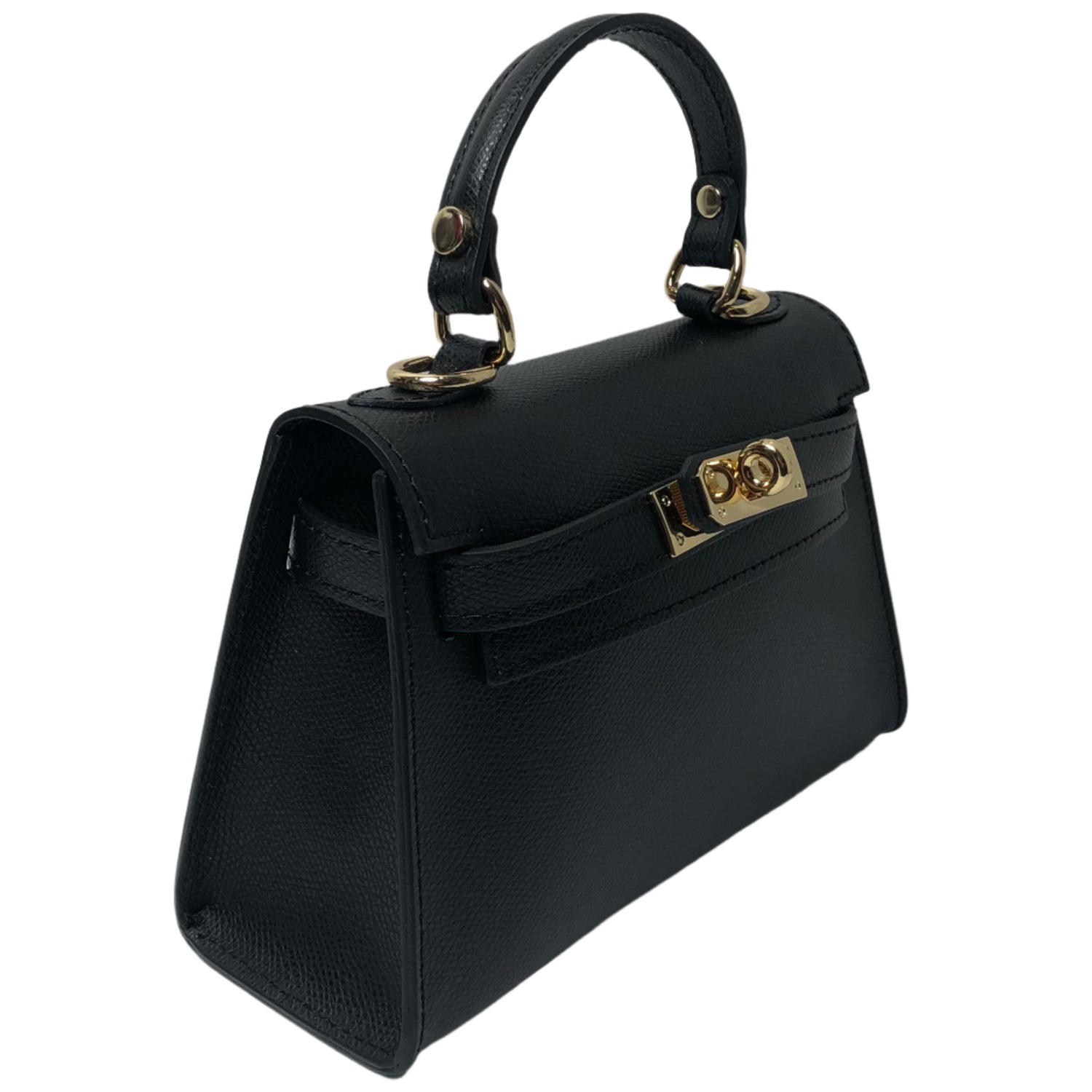 Sophie Black Leather Handbag