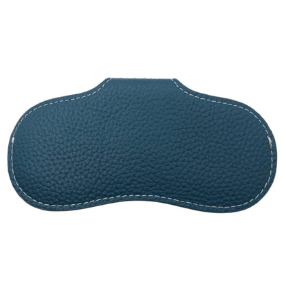 Blue Leather Glasses Case