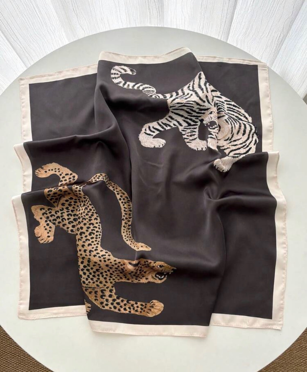 Wild Instinct Brown Petite Foulard