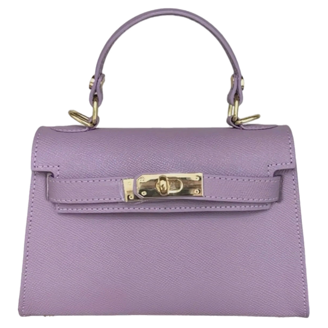 Sophie Lavender Leather Handbag