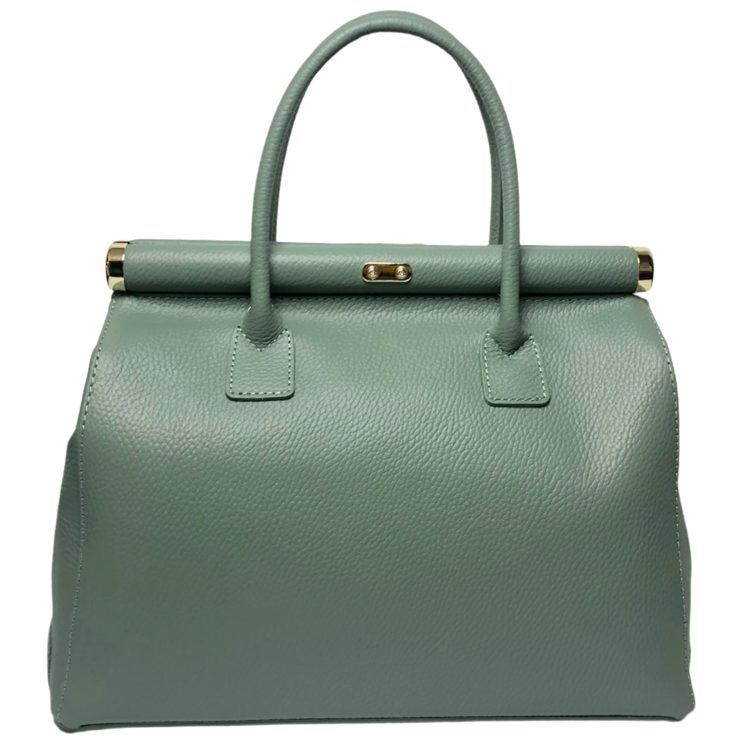 Caterina Sage Green Leather Handbag