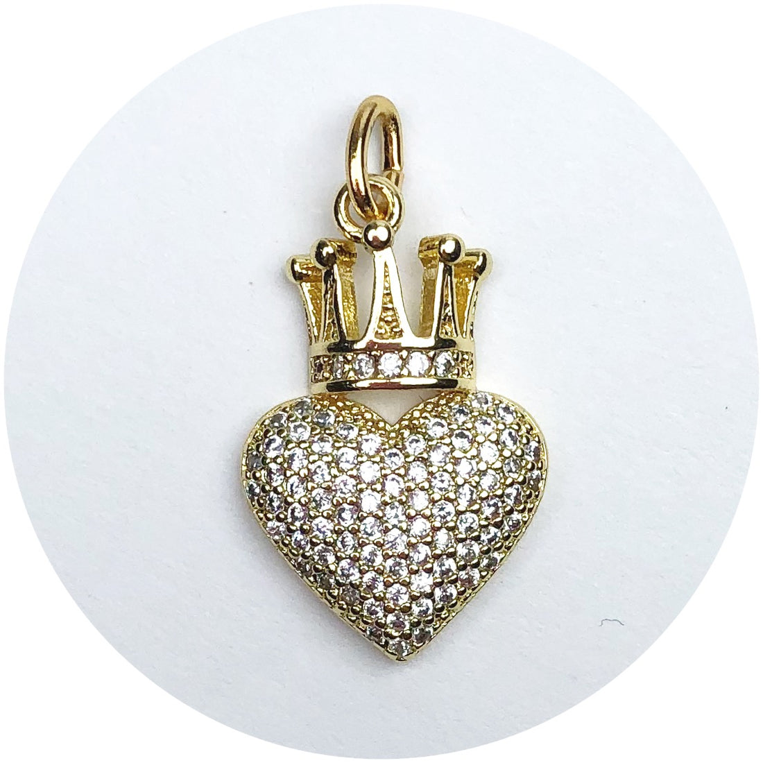 Pavé Queen of Hearts Pendant