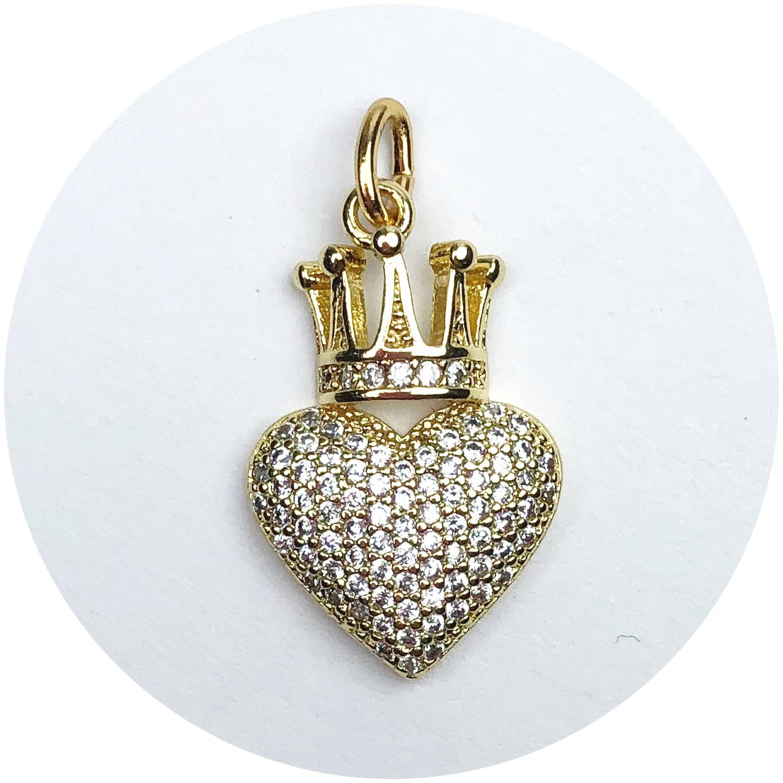 Pavé Queen of Hearts Pendant