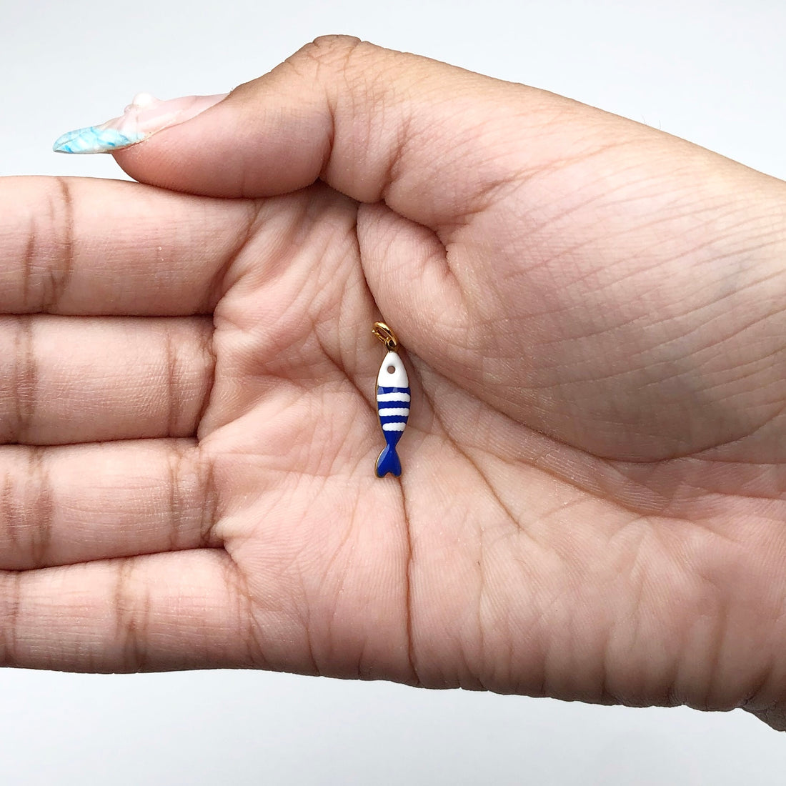 Blue Sardine Pendant