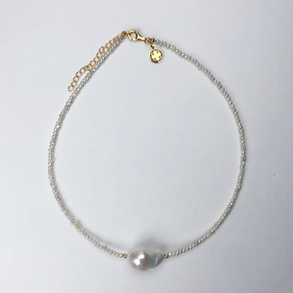 Baroque Pearl Choker