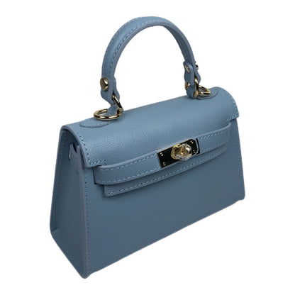 Sophie Light Blue Leather Handbag