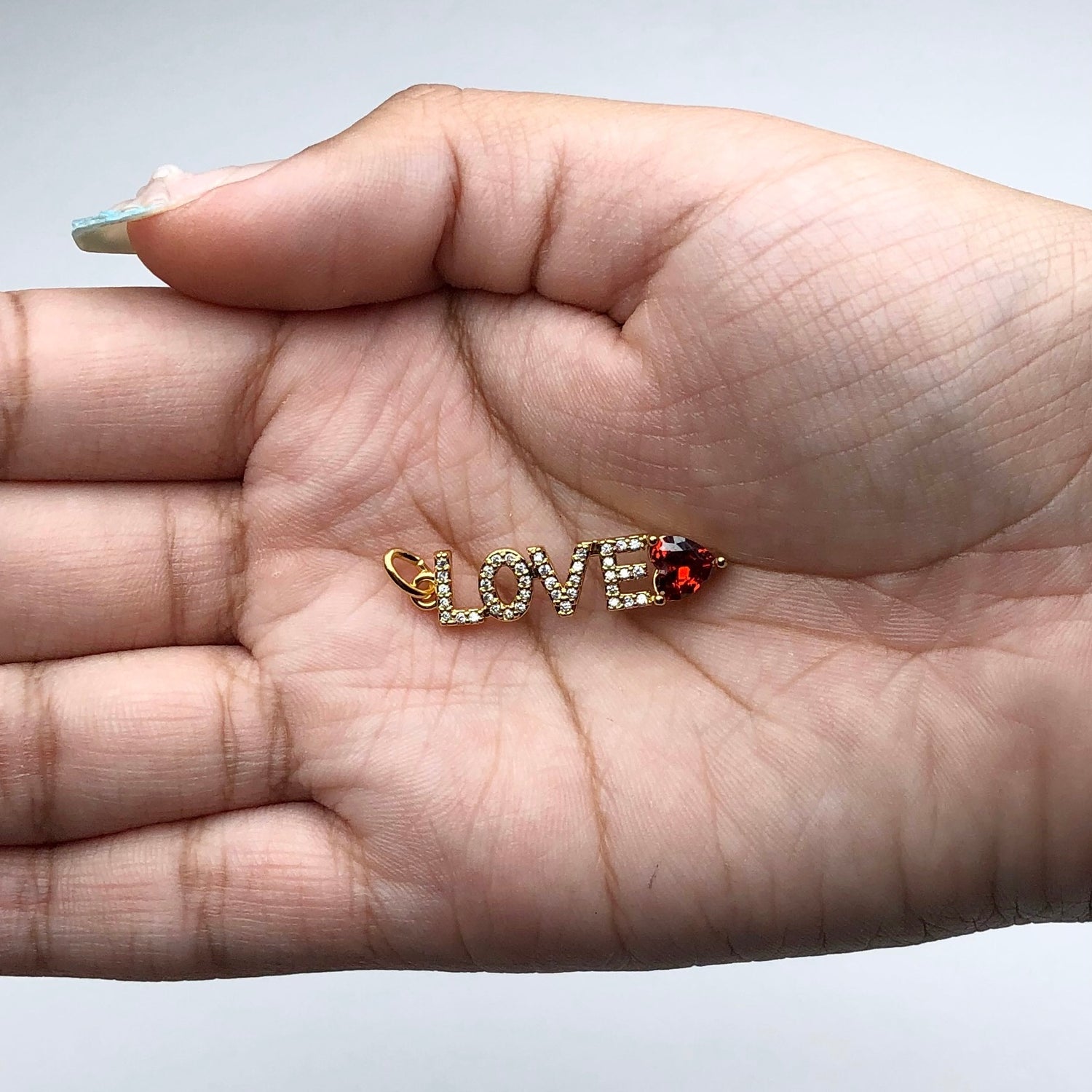 Pavé Love Pendant