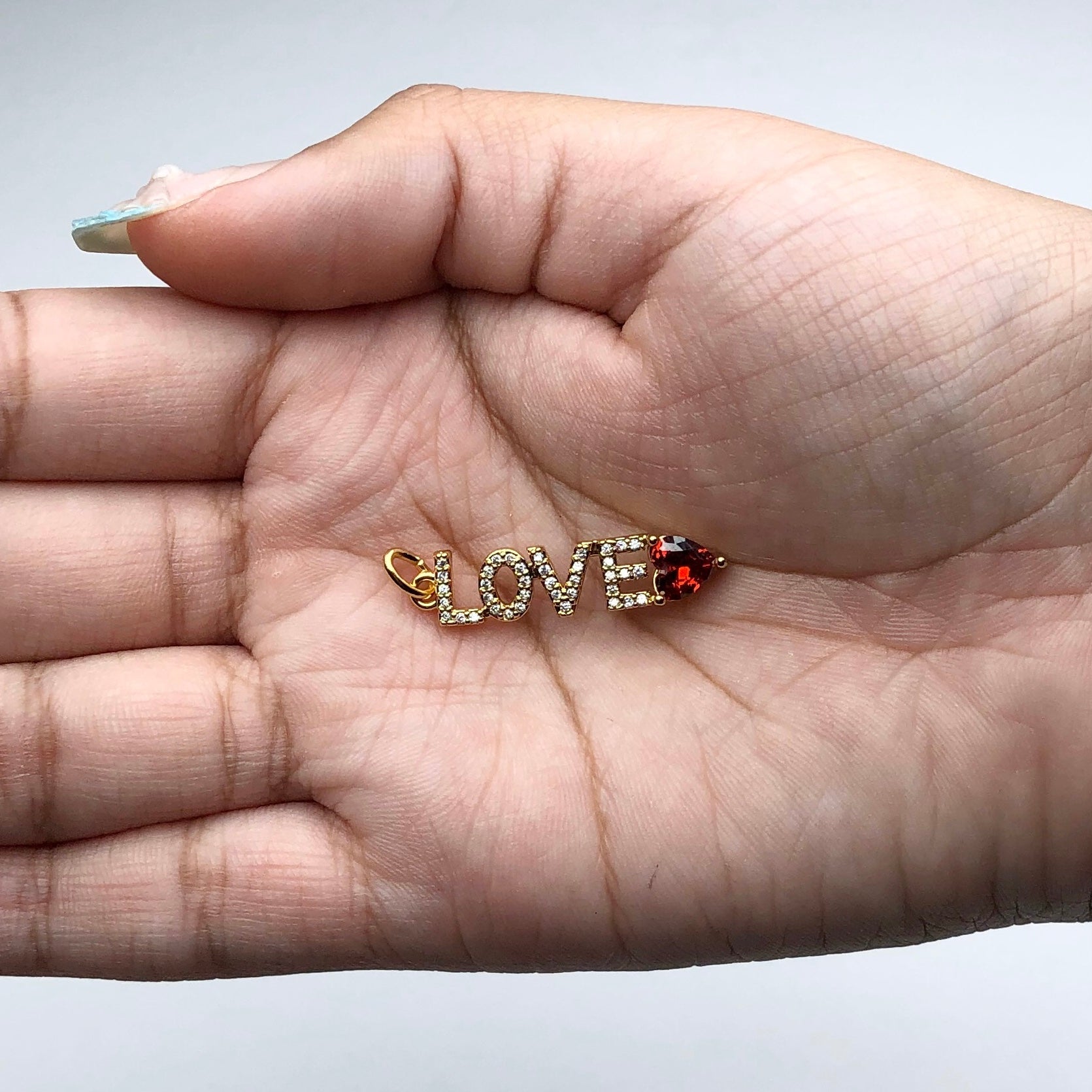Pavé Love Pendant