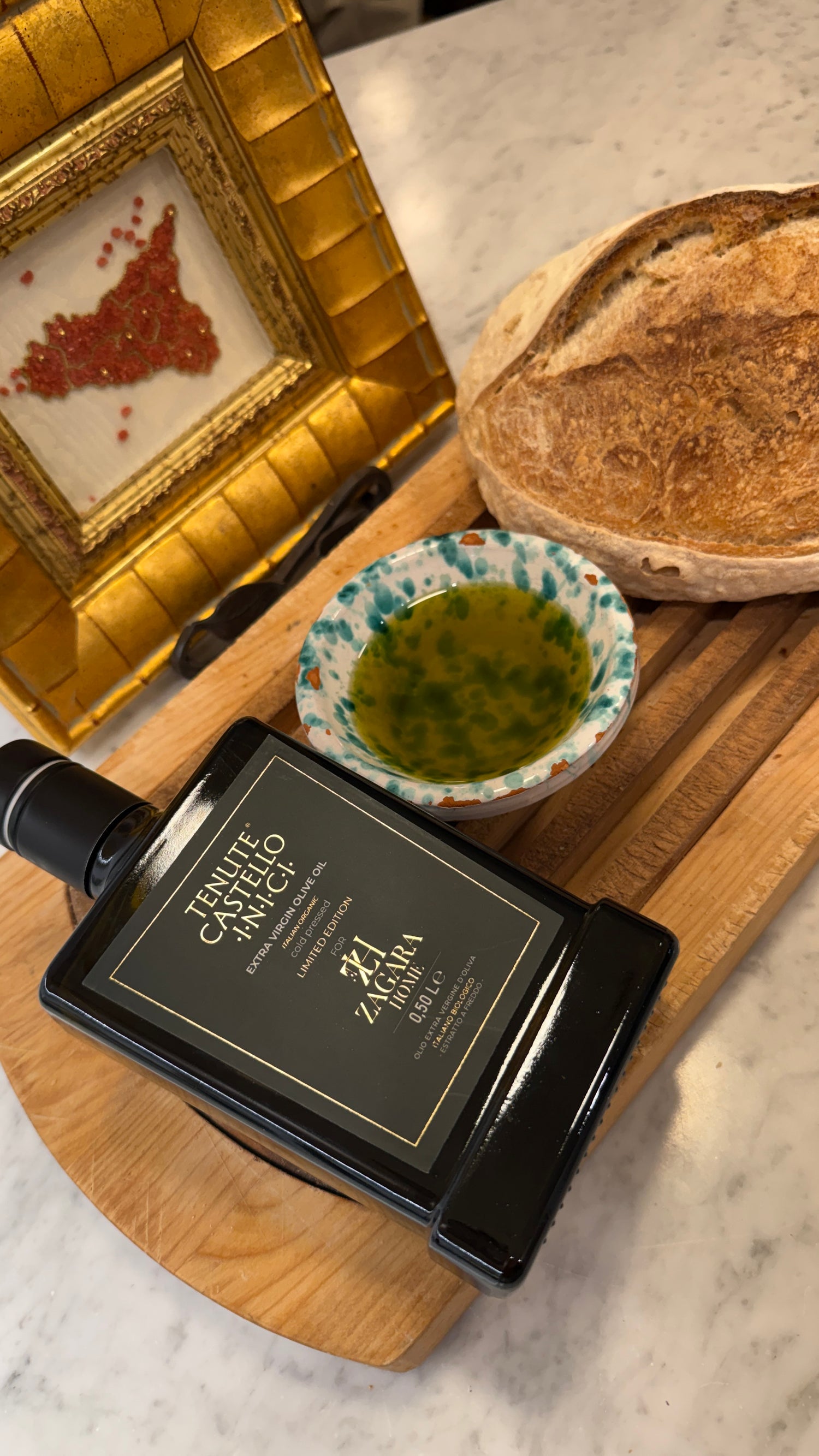ZAGARA Home Sicilian Extra Virgin Olive Oil - 0.5 L (Limited Edition) - Oriana Lamarca LLC