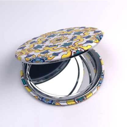 Sicilian Scroll Compact Mirror