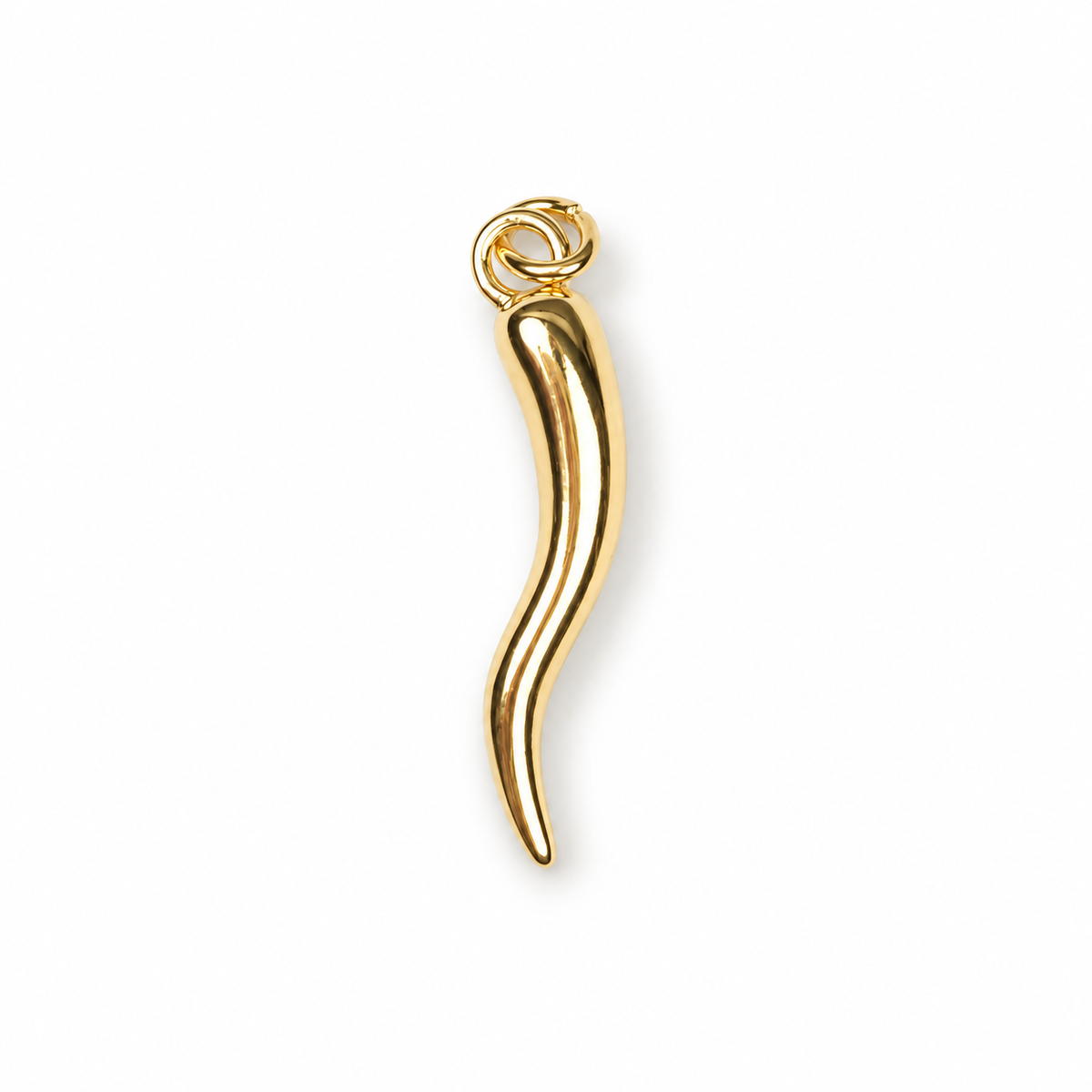 Gold Horn Cornicello Pendant