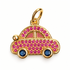 Gold Pavé Fiat Pendant