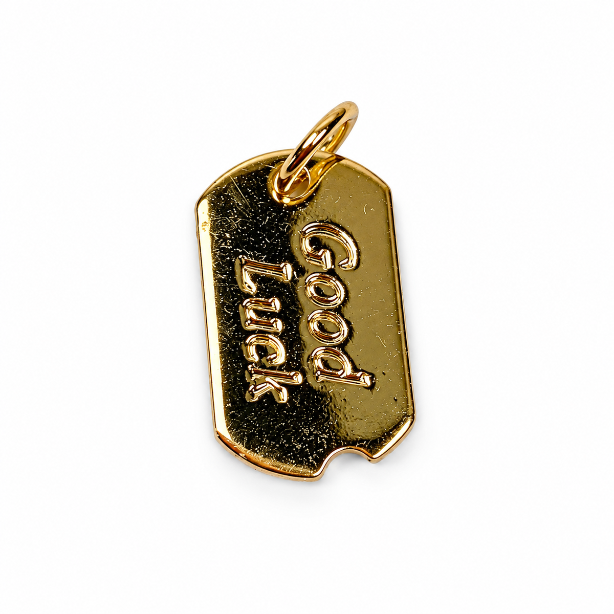 Good Luck Pendant on a white background