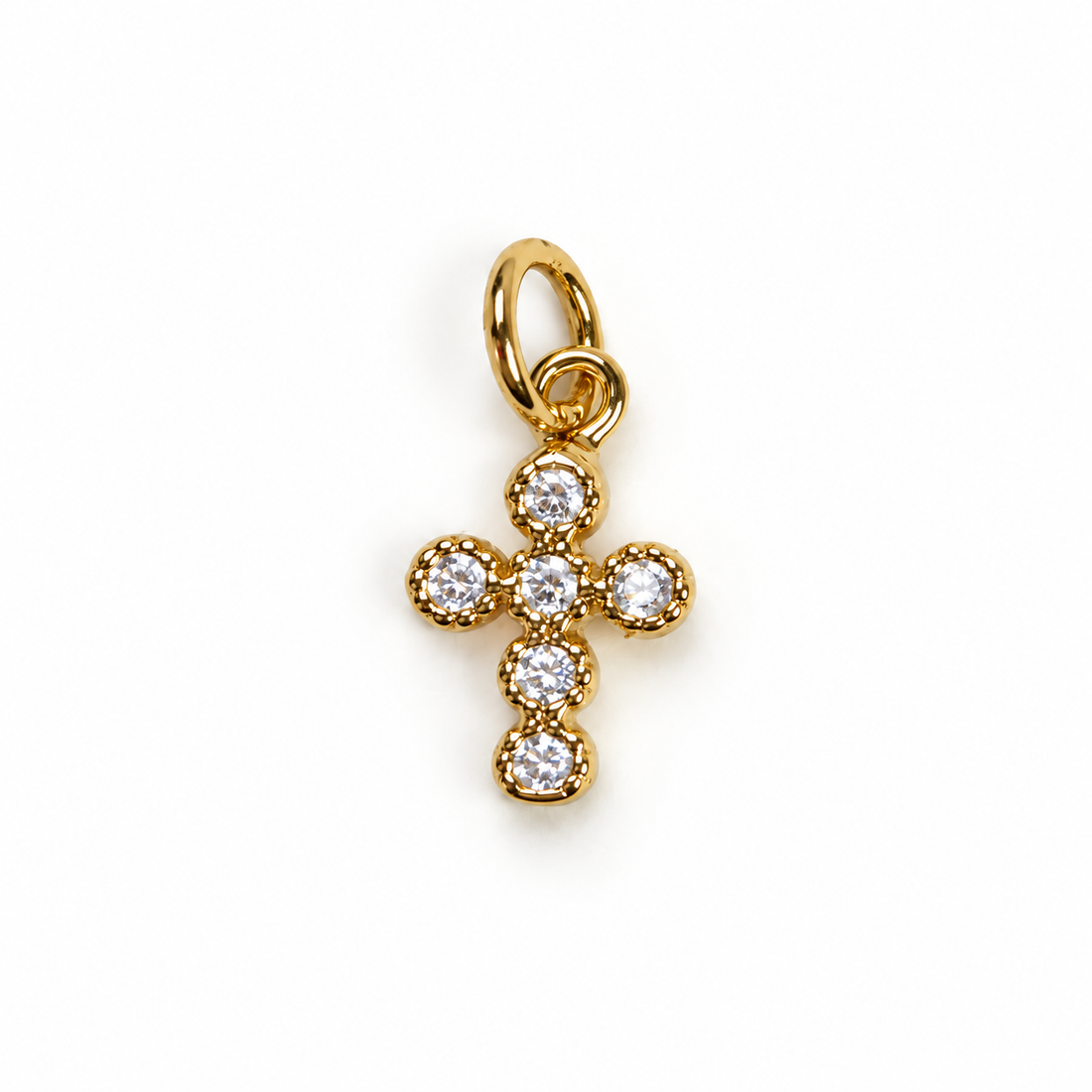 Micro Pavé Cross Pendant - Oriana LaMarca Designs