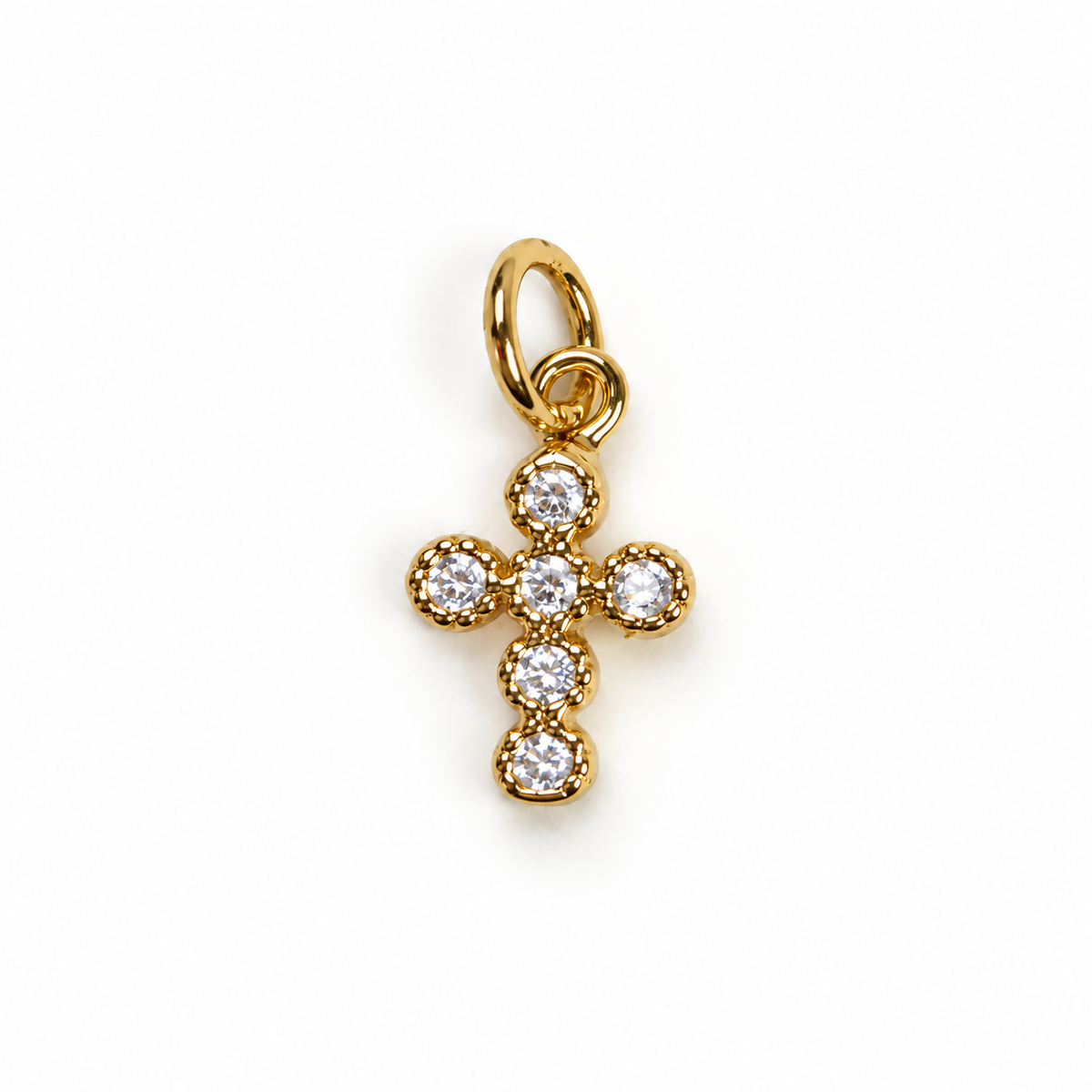 Micro Pavé Cross Pendant - Oriana LaMarca Designs