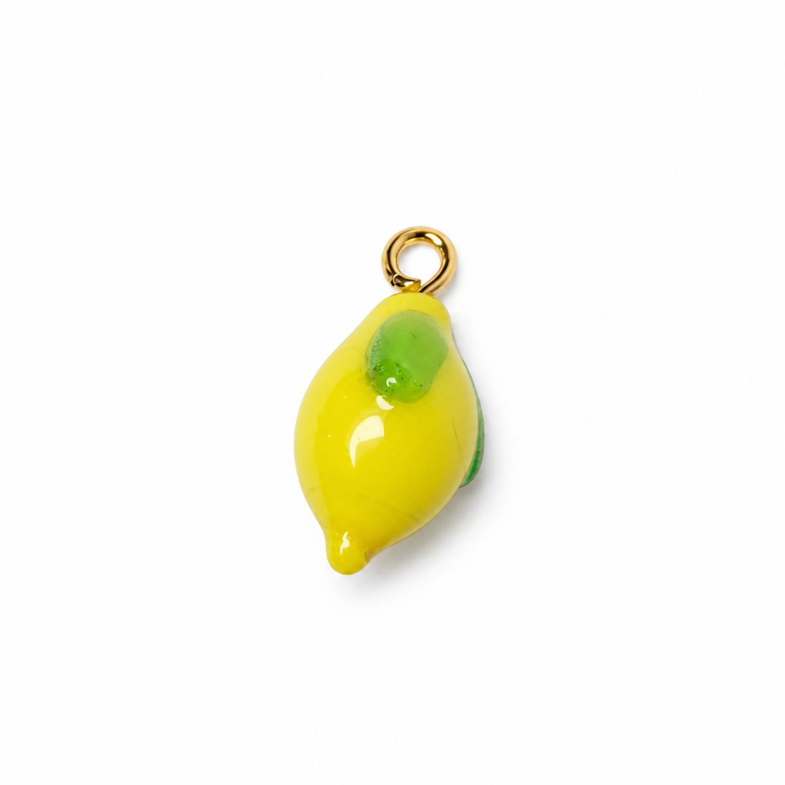 Murano Glass Lemon Pendant on a white background