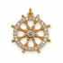 Nautical Wheel Pendant
