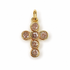 Pavé Bubble Cross Pendant - Oriana LaMarca Designs