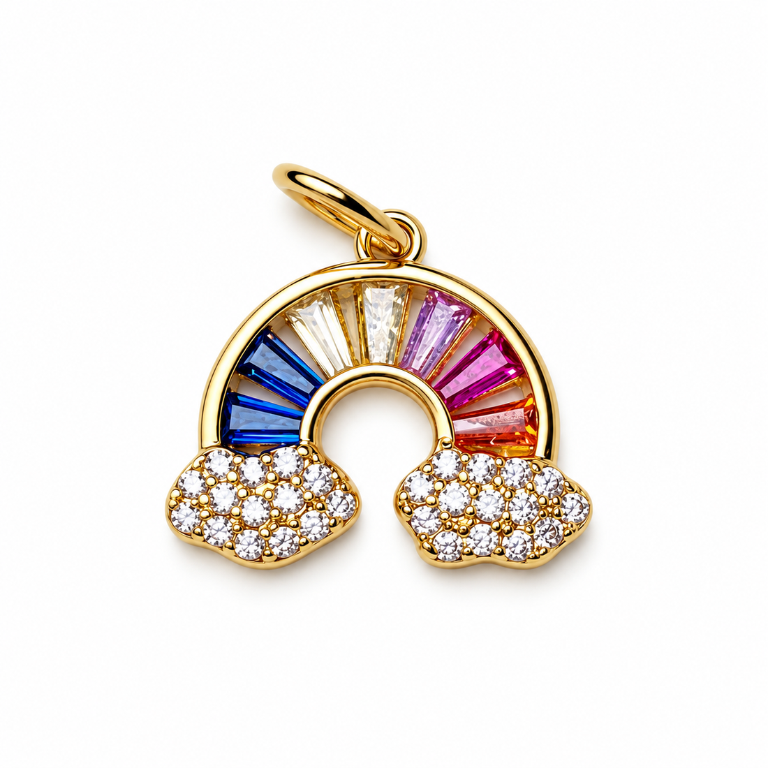 Pavé Rainbow Pendant - Oriana LaMarca Designs