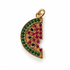 Pavè Watermelon Slice Pendant on a white background