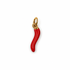 Red Enamel Mini Horn Cornicello Pendant - Oriana LaMarca Designs