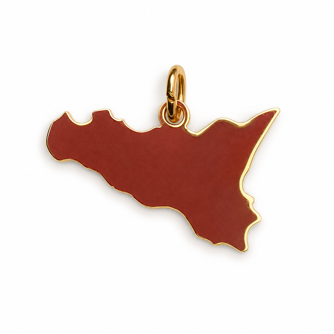 Sicily Island Gold Pendant - Oriana LaMarca Designs