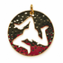 Sicilian Trinacria Small Round Cutout Pendant - Oriana LaMarca Designs