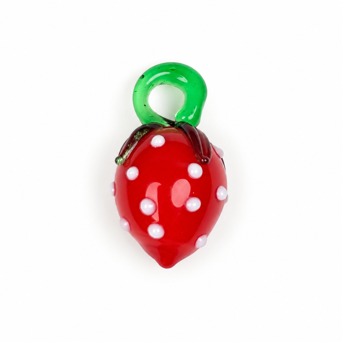 Strawberry Murano Glass Pendant - Oriana LaMarca Designs