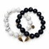Best Friends White Howlite & Black Onyx Duo — Oriana LaMarca