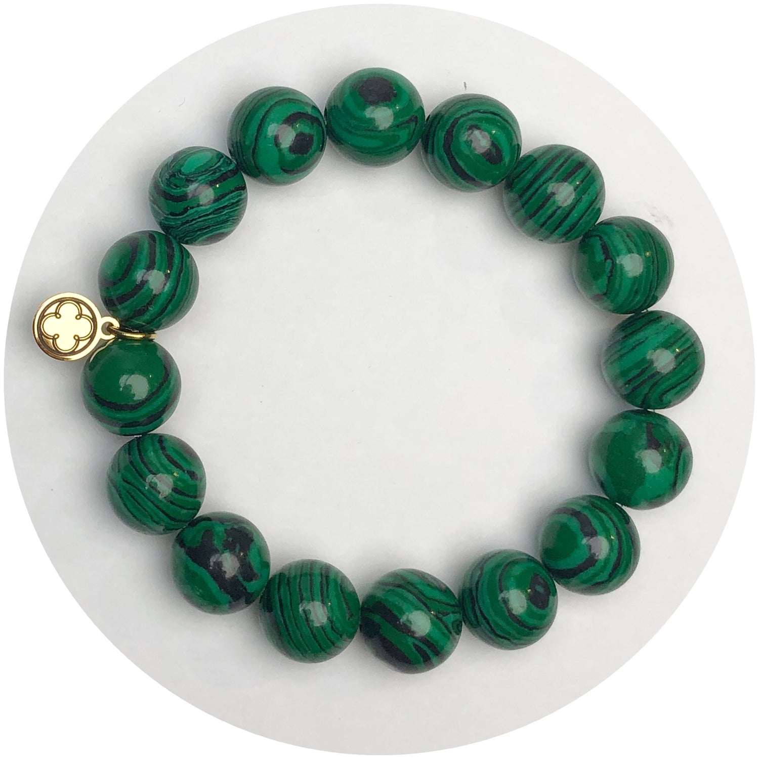 Malachite Beaded Bracelet