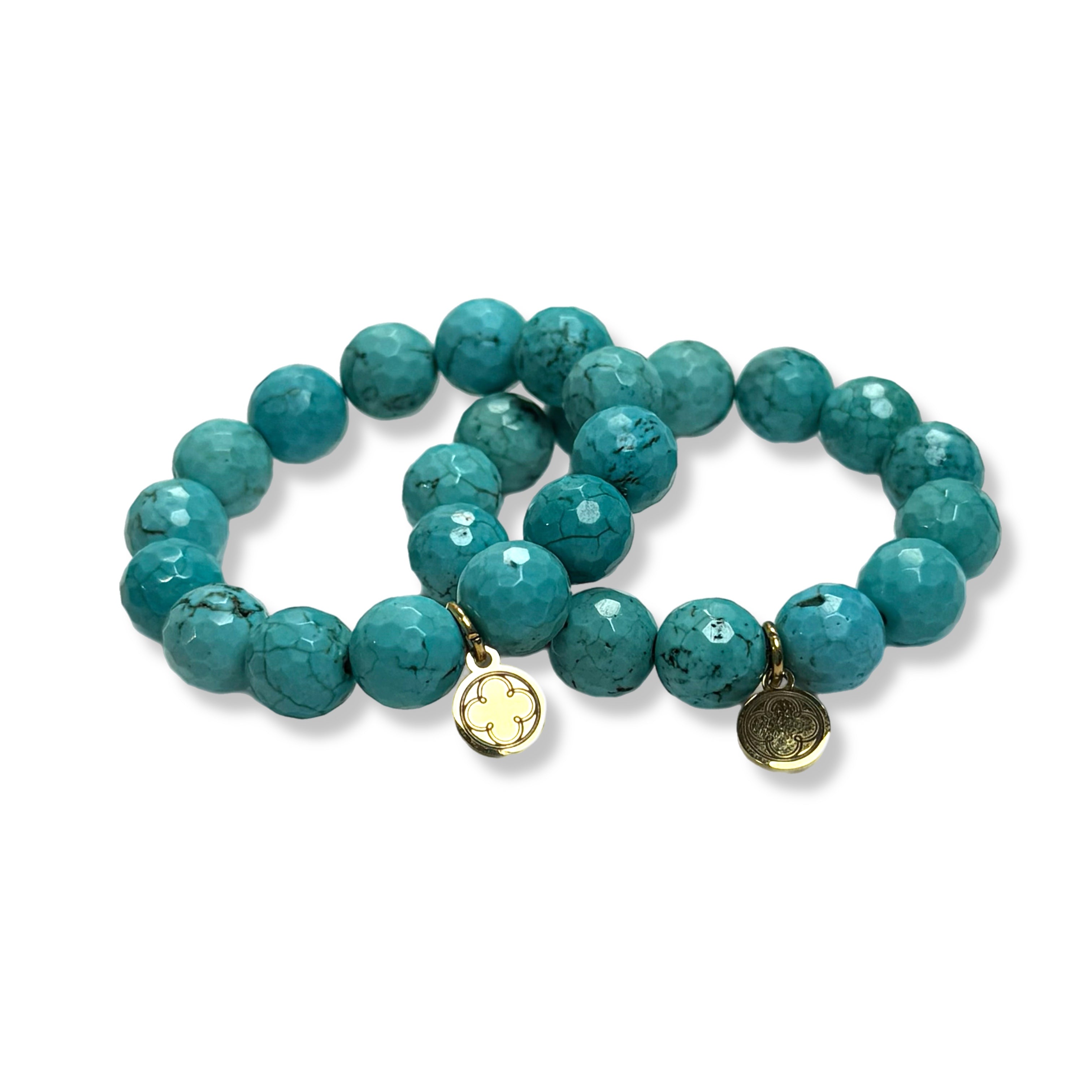 Green Turquoise Napkin Rings - Set of 4