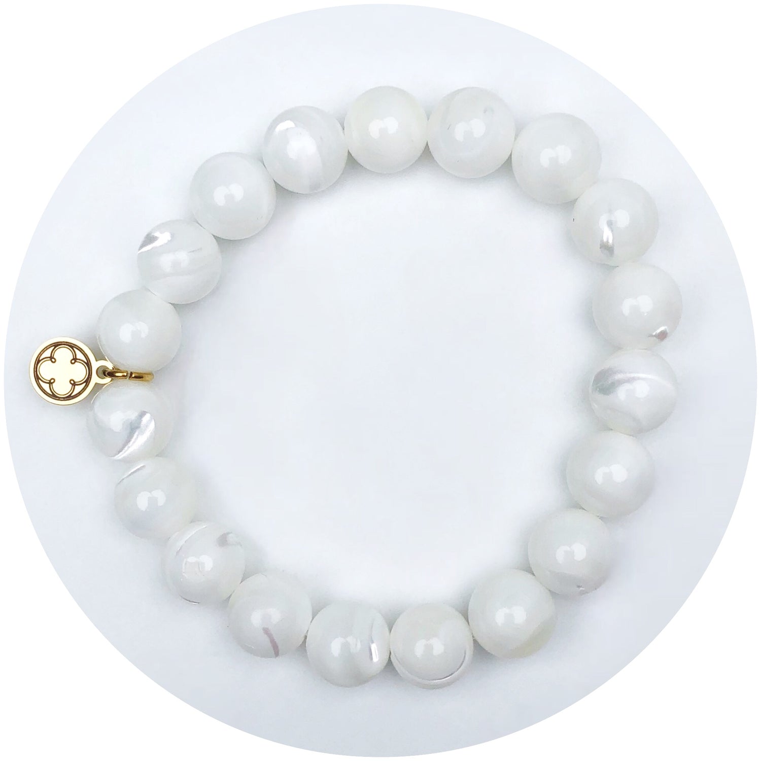 Mother of Pearl Beaded Bracelet
