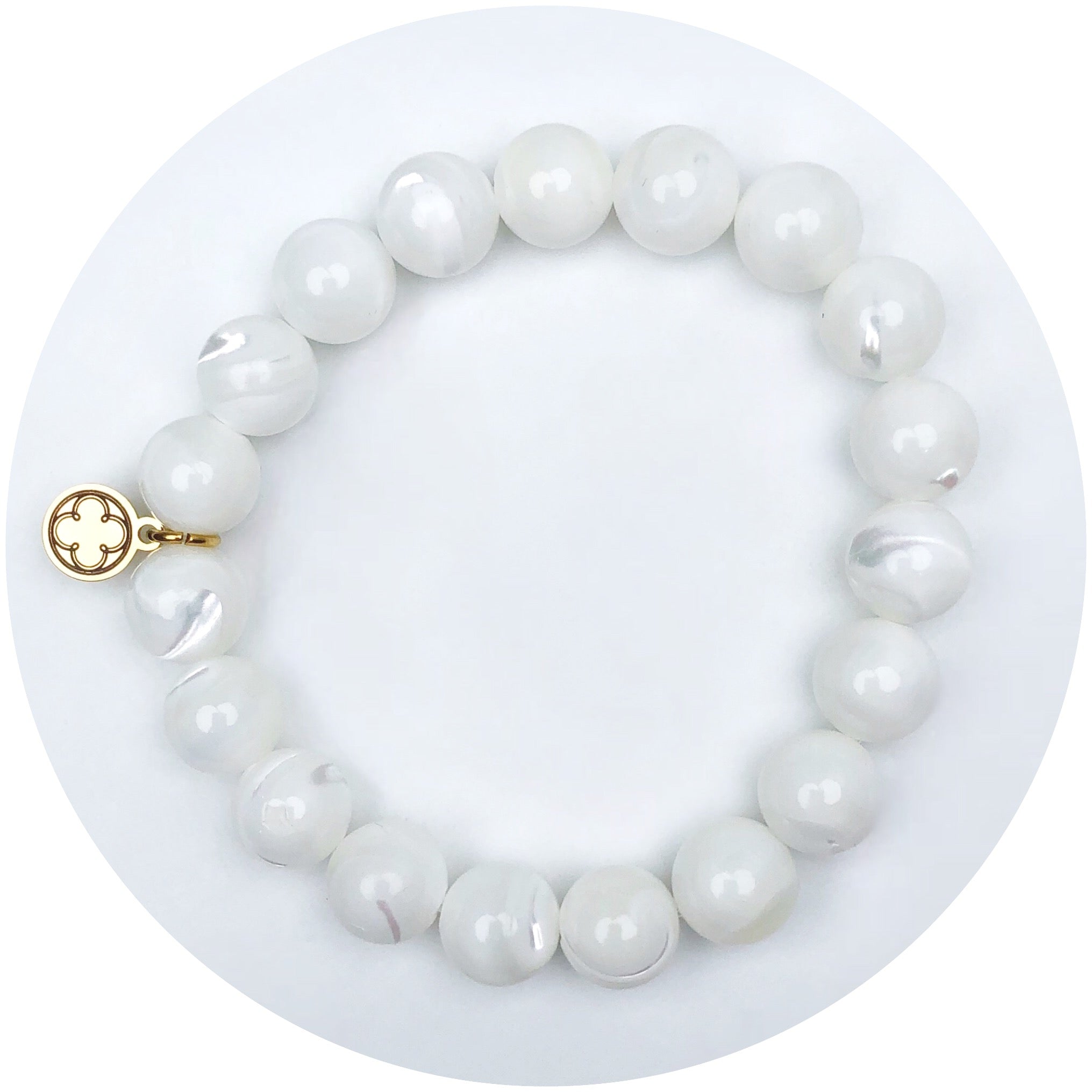 Mother of Pearl Beaded Bracelet