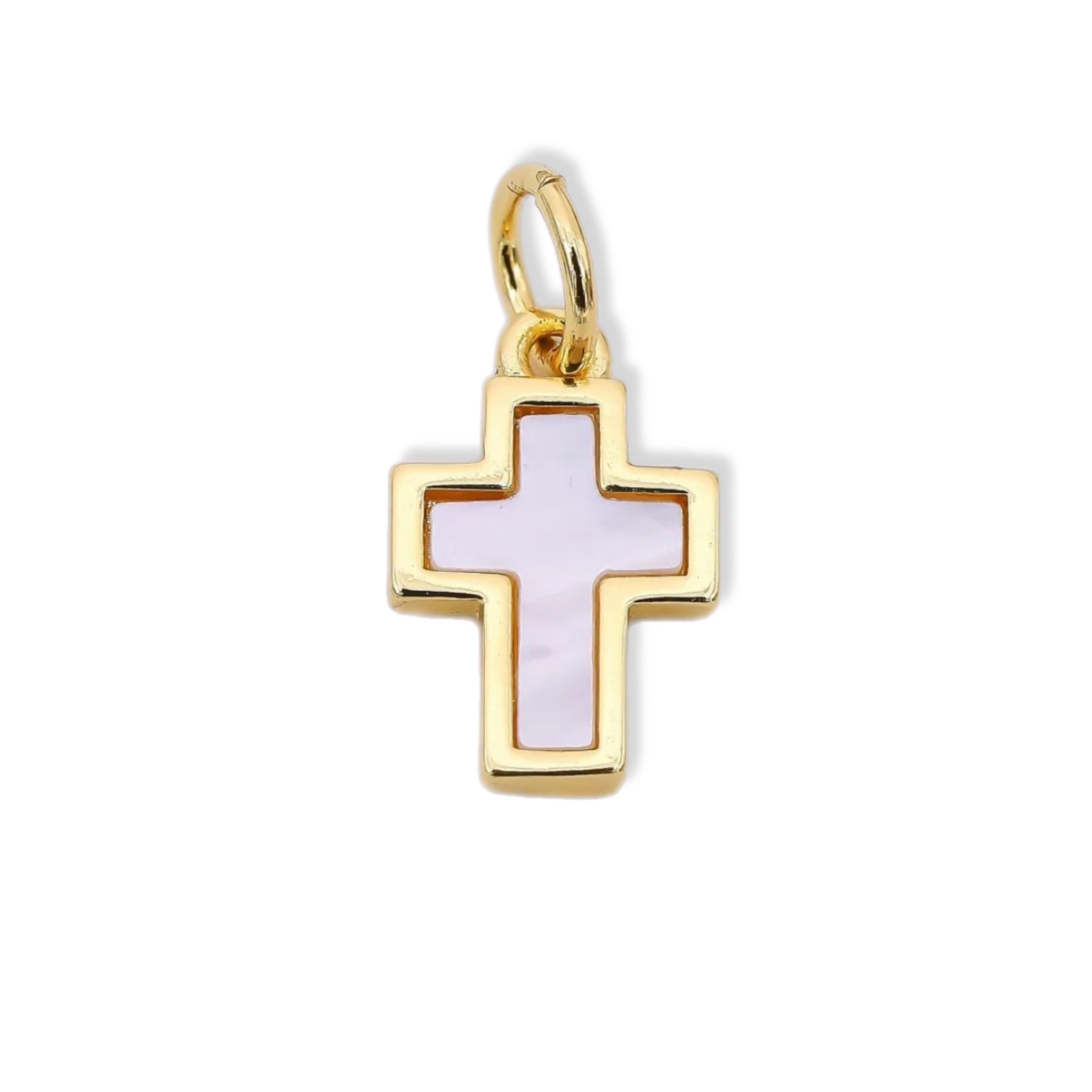 Mother of Pearl Cross Pendant