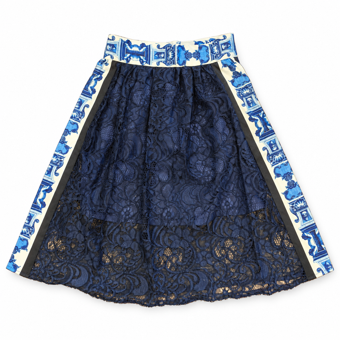 NHVR Azulejo Pizzo Skirt - Oriana LaMarca Designs