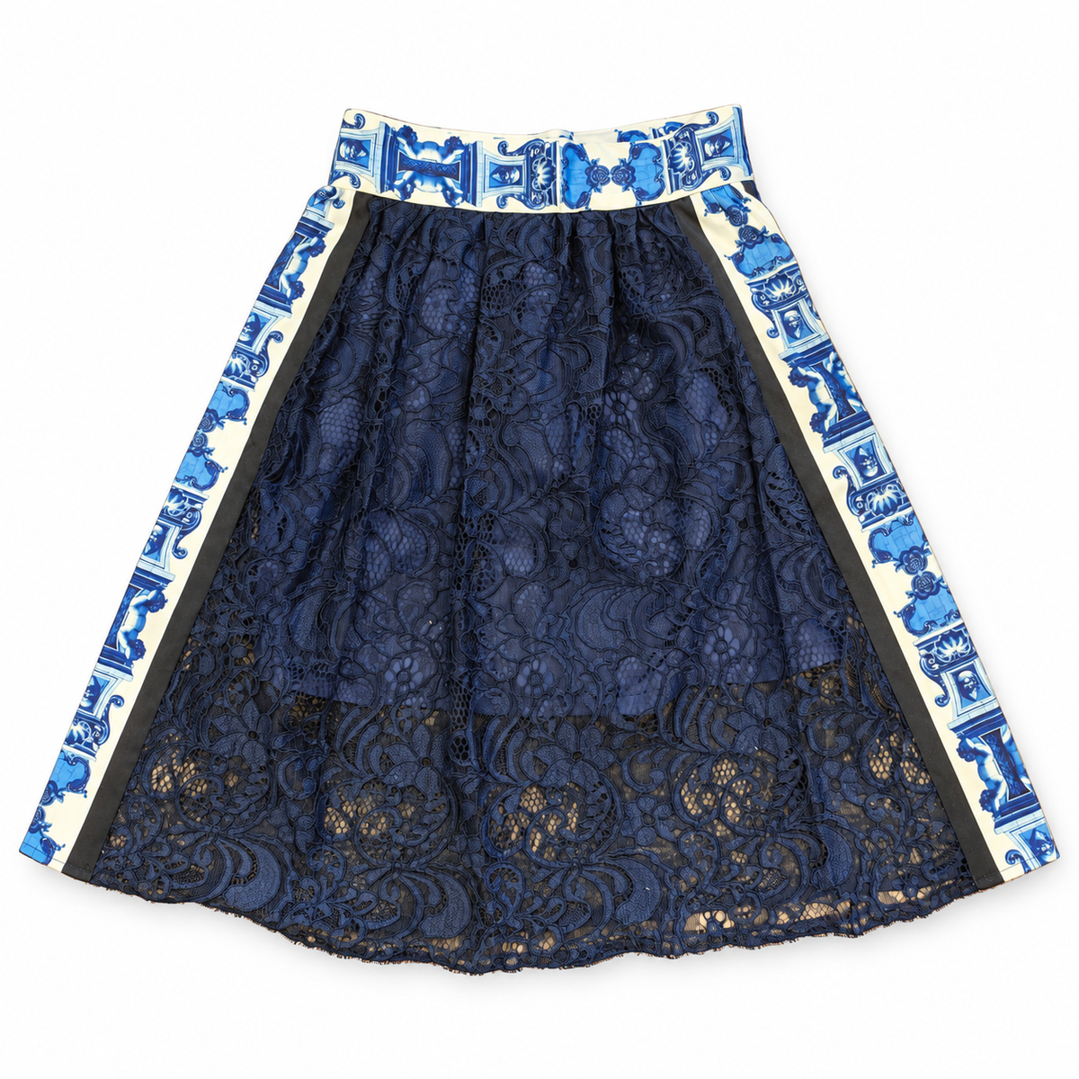 NHVR Azulejo Pizzo Skirt - Oriana LaMarca Designs