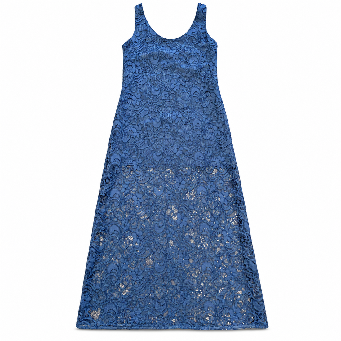 NHVR Pizzo Azul Lungo Dress - Oriana LaMarca Designs