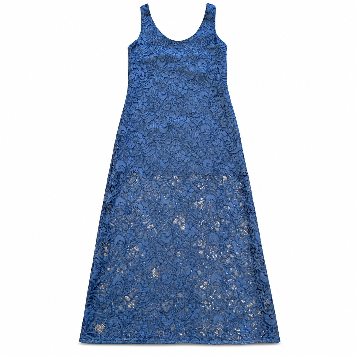 NHVR Pizzo Azul Lungo Dress - Oriana LaMarca Designs