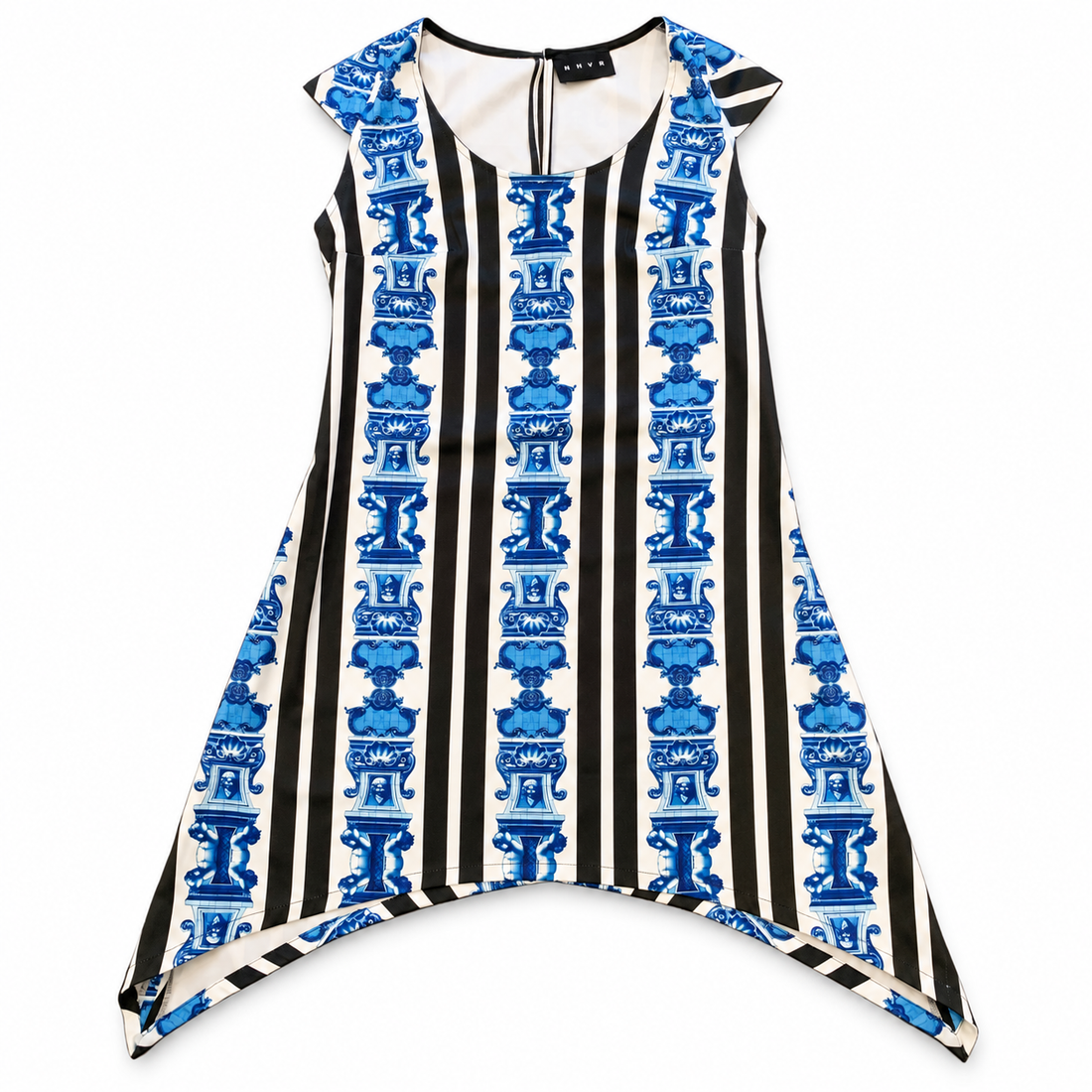 NHVR Azulejo Cap Sleeve Dress - Oriana LaMarca Designs