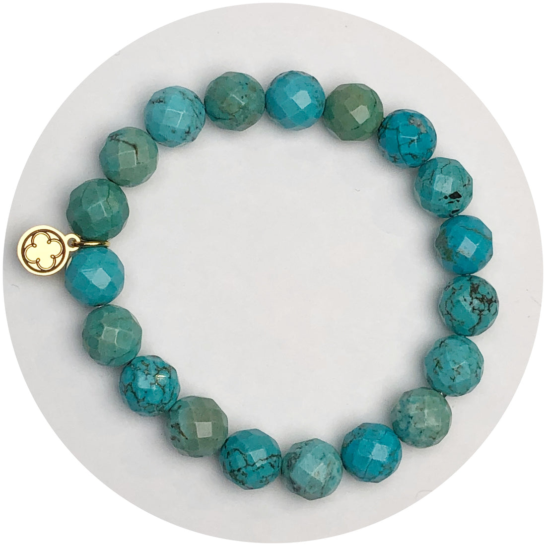 Green Turquoise Beaded Bracelet