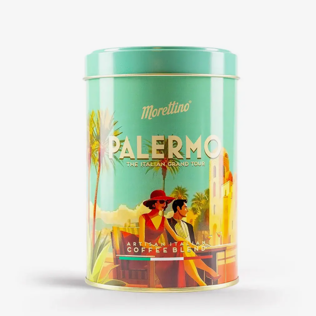 Morettino "Palermo" Ground Coffee in Tin - 250g - Oriana Lamarca LLC