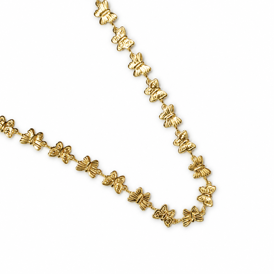 Gold Butterfly Chain Choker - Oriana LaMarca Designs