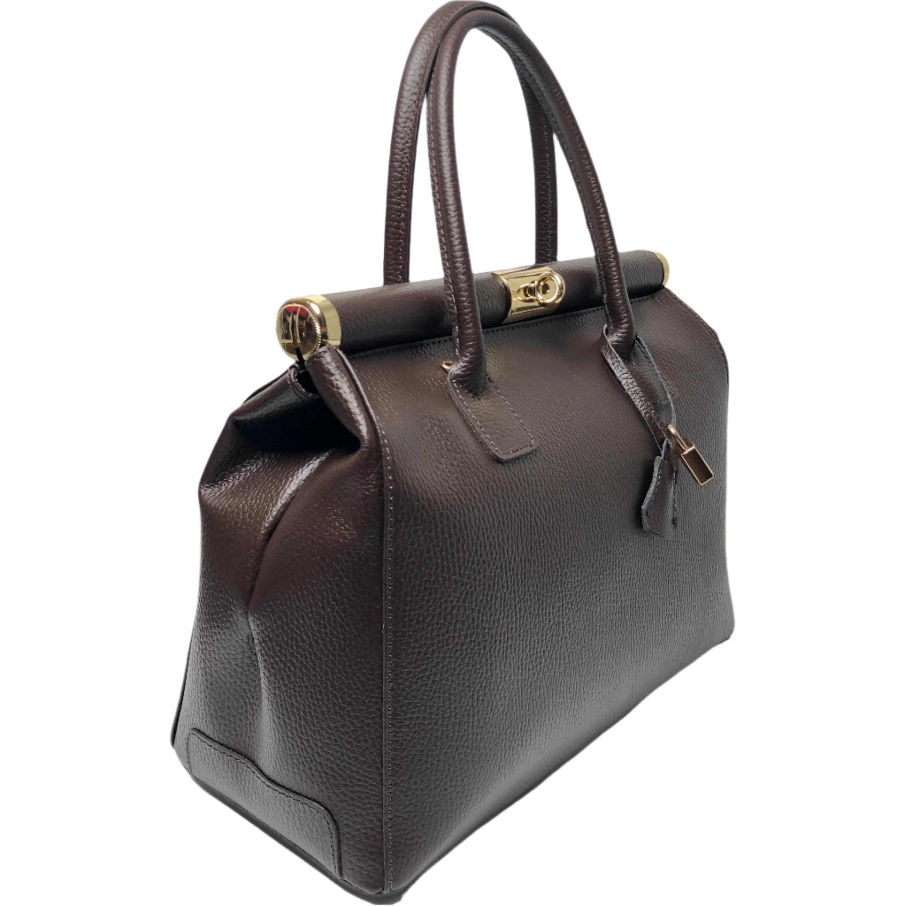 Caterina Brown Leather Handbag