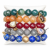 Fall Foliage Armparty on white studio background