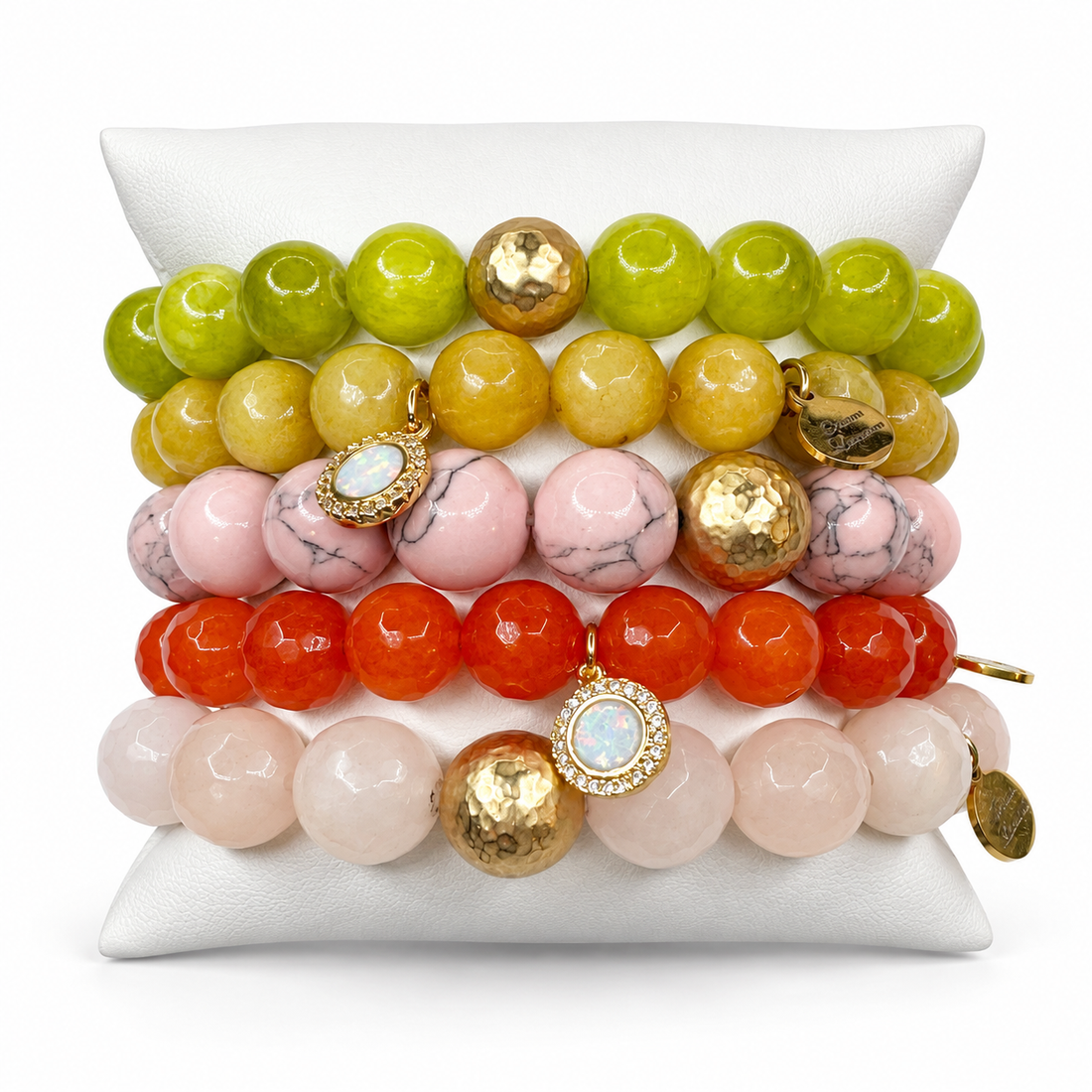 Sweet Pollen Armparty on white studio background