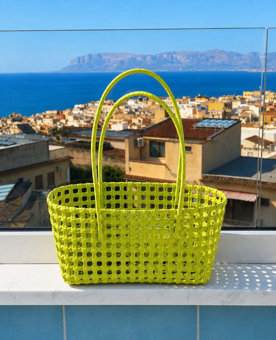 Lime Green Mercatino Bag
