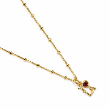 I Love LA Necklace studio photo