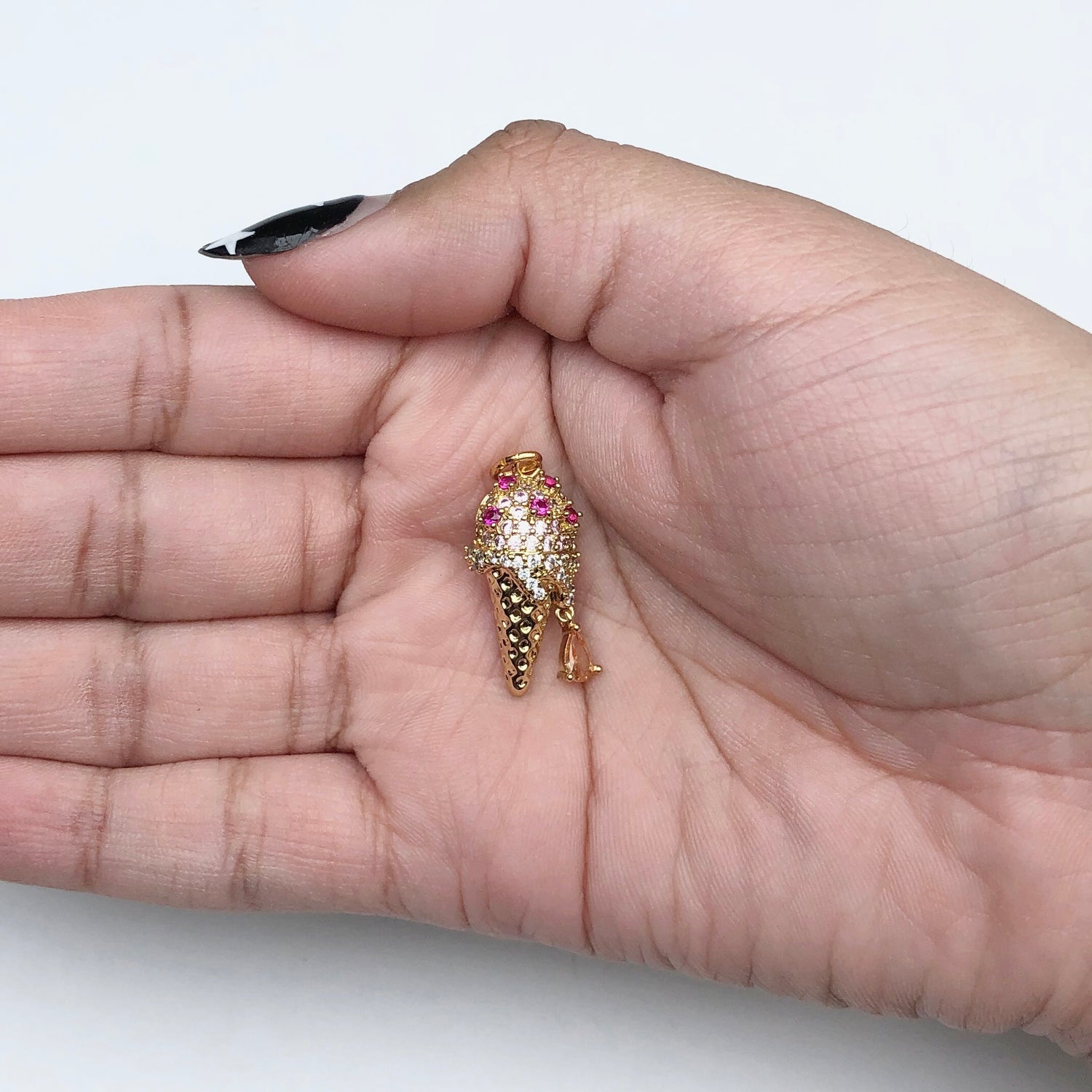 Pavé Ice Cream Pendant