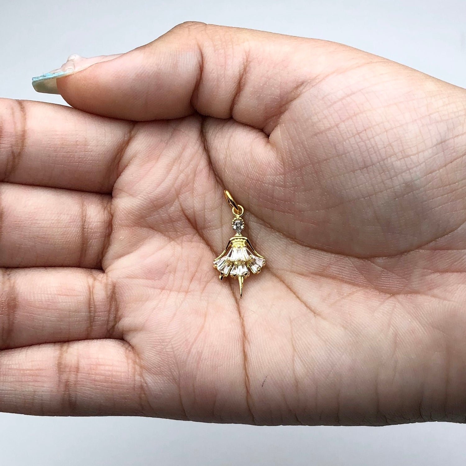 Pavé Ballerina Pendant